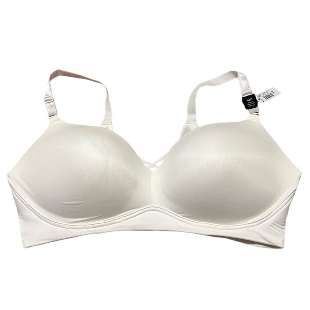 Torrid White Dream Wire-Free Push-Up Women's Bra, 46D